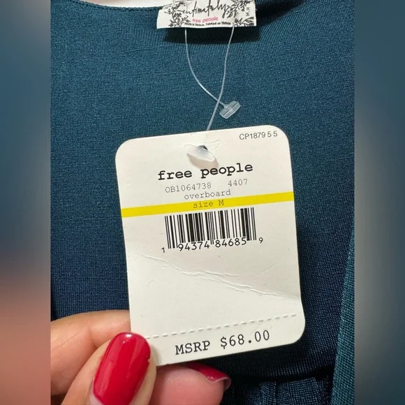 Revolve Turnt Bodysuit in Overboard by FREE PEOPLE in Color: Overboard medium - Picture 3 of 3